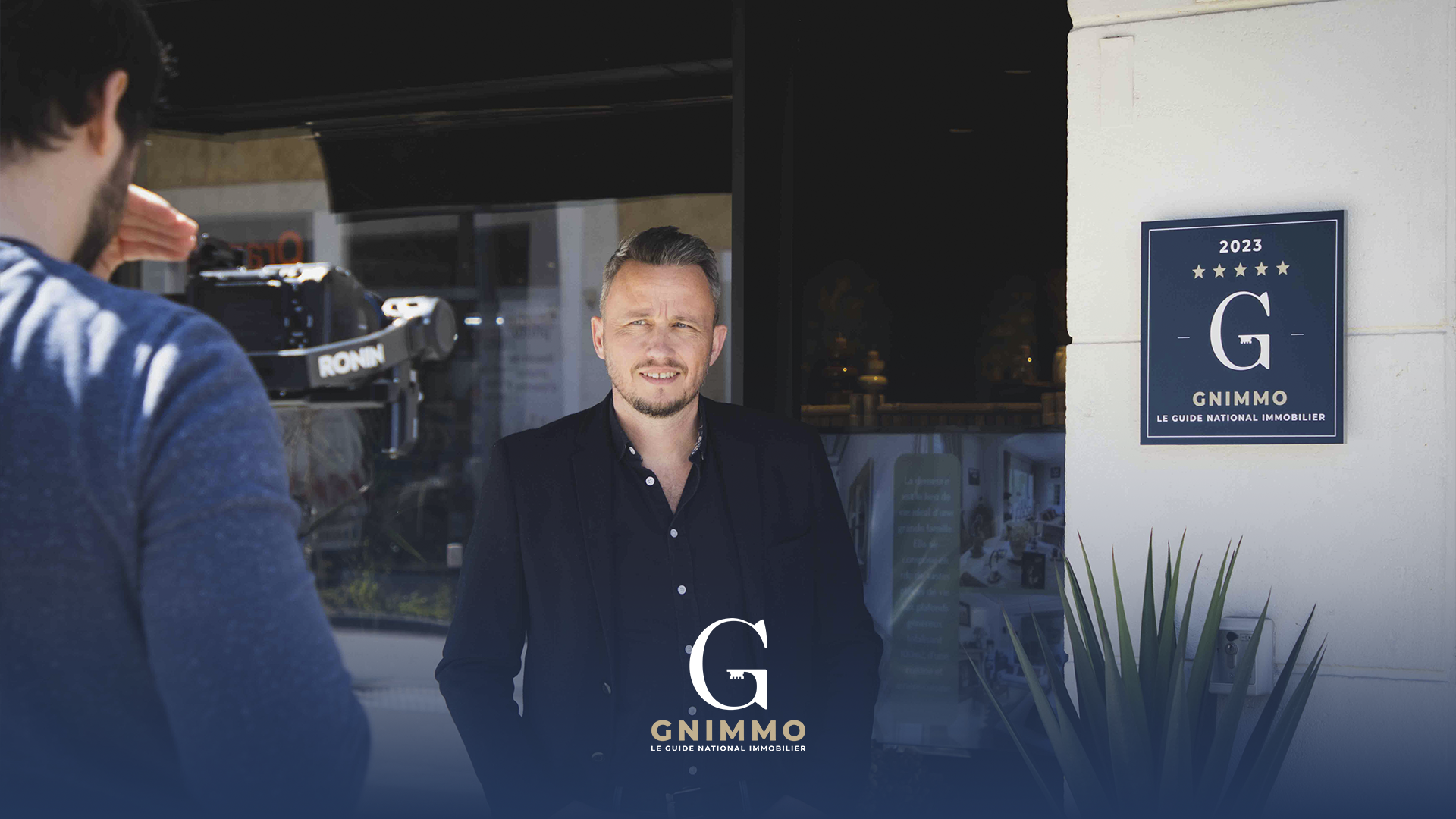 Tournage d'un spot publicitaire pour le Guide GNIMMO.